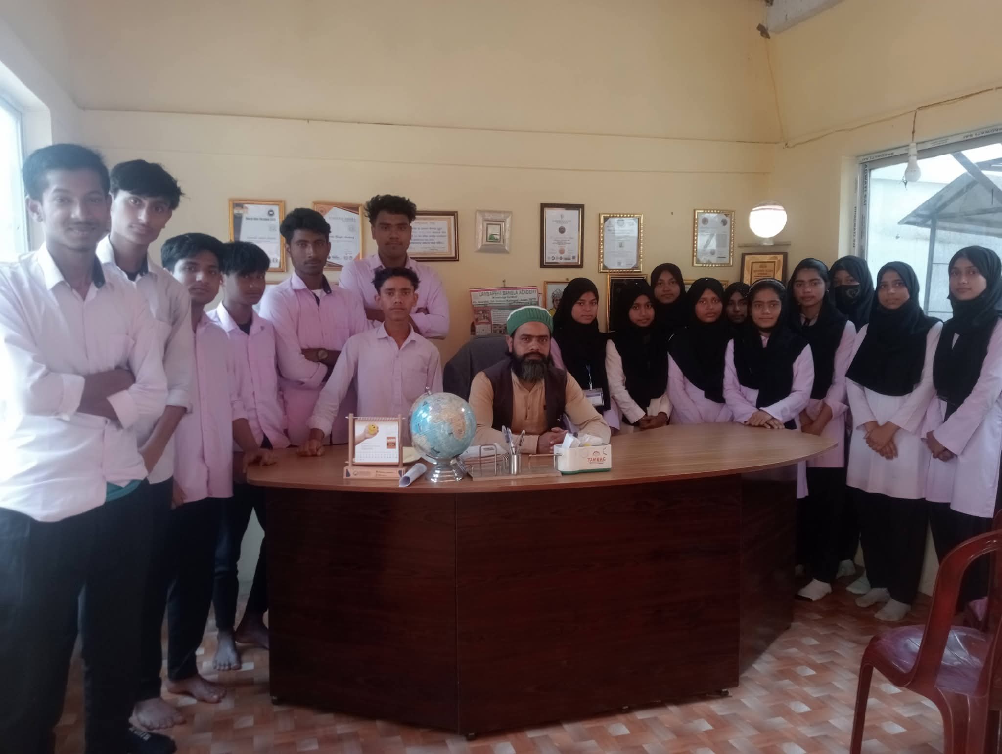 Our HS achievers with the Managing Director